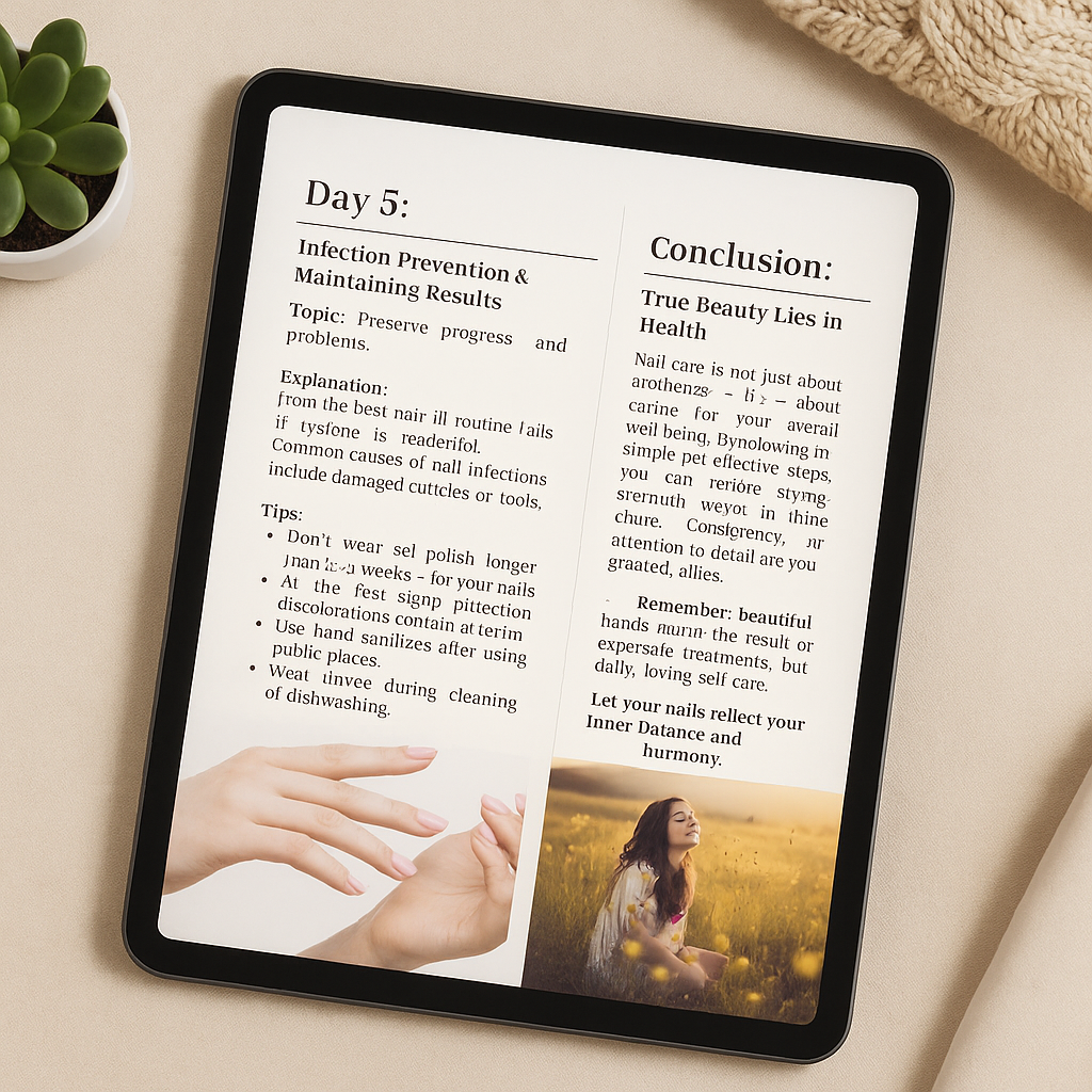 Mini-Course: “Healthy Nails — Beautiful Hands” + FREE GIFT
